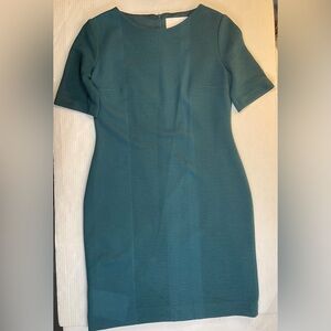 Boss Hugo Boss Pencil Dark Green Dress Sz 38A Classic Business Elegant Cocktail